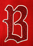 RED OCTOBER RHINESTONE GLOW SHIRT
